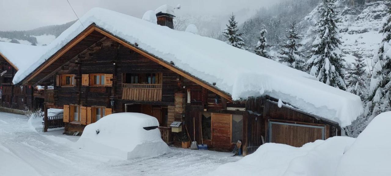 Charmieux Appartement En Chalet Typique Le Grand-Bornand Exterior foto